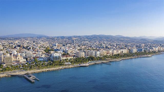Photo of the Limassols coastline